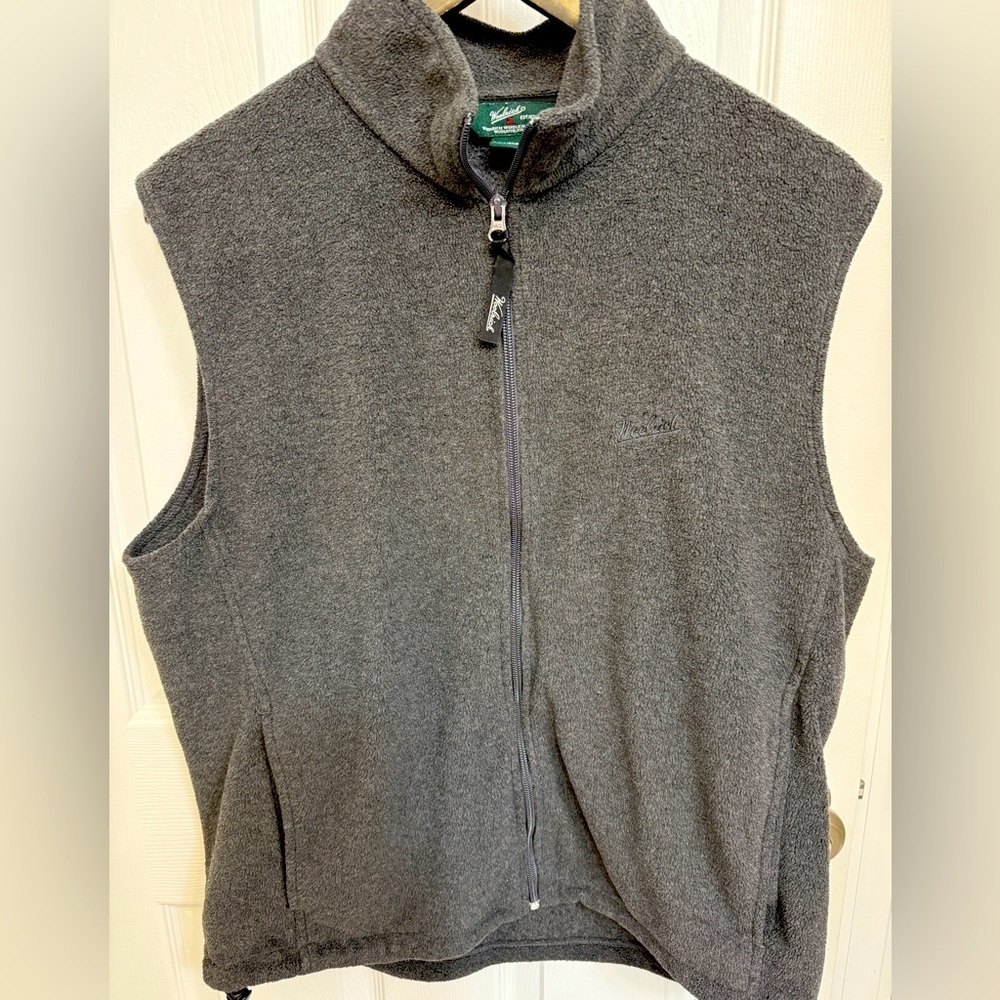 Woolrich Charcoal Fleece Vest